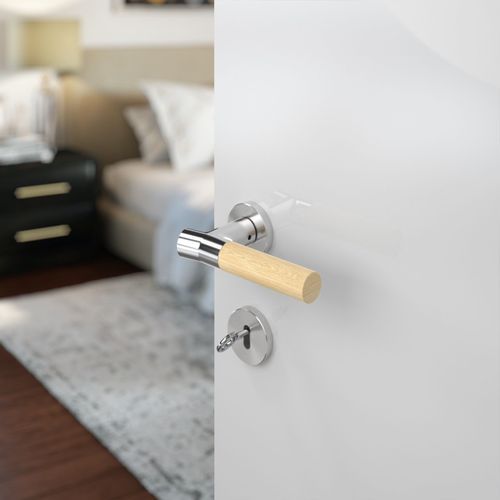 JNF Lever Handle Wood Nature