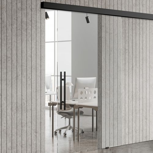 GlasGlide™ Frameless Glass Sliding Panel System