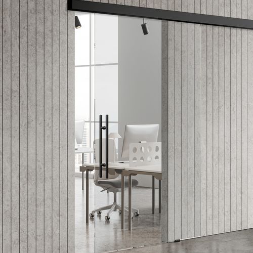 GlasGlide™ Frameless Glass Sliding Panel System