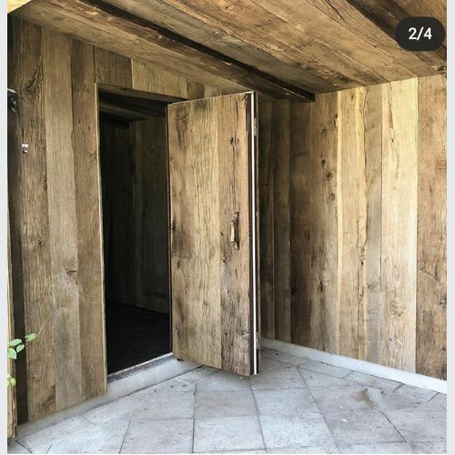 Custom Antique Oak Doors
