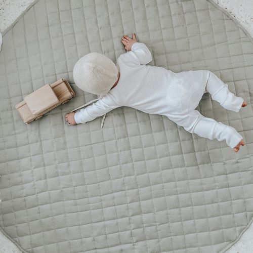 100% French Flax Linen Playmat- Sage