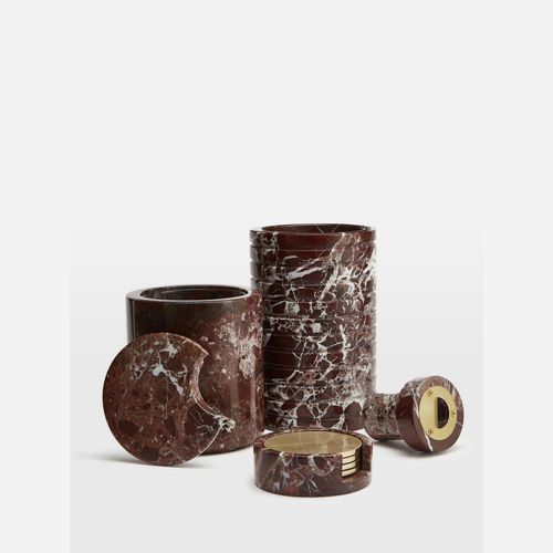 Soho Home | Pavel Red Marbel Ice Bucket