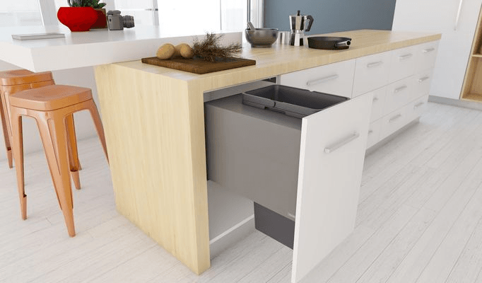 Tanova Designer Series 2 Pull Out Kitchen Bin