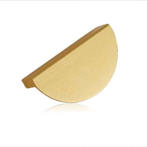 Krome Half Moon Handle 64mm Brushed Brass