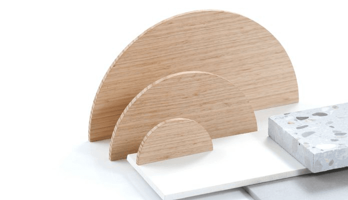 Hand Crafted Timber Half Moon Handles