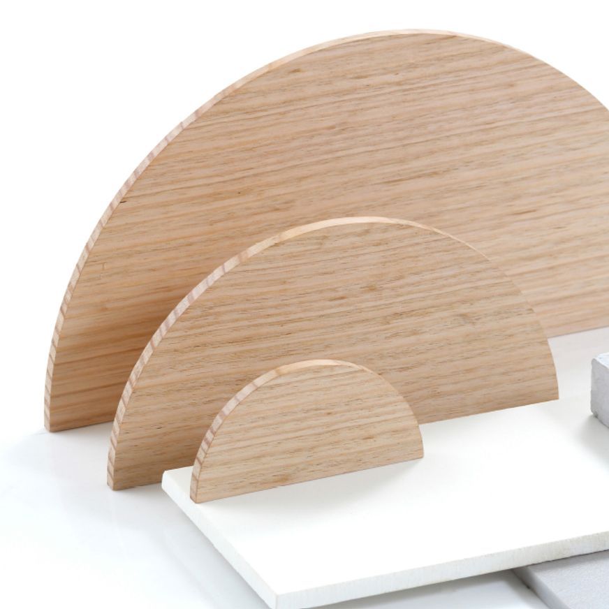 Hand Crafted Timber Half Moon Handles