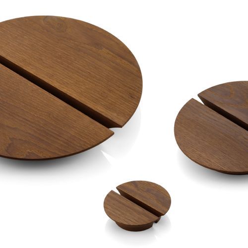 Hand Crafted Timber Half Moon Handles