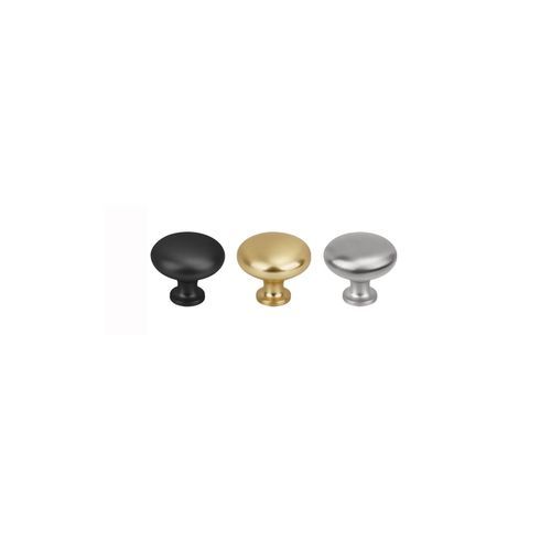 Kitchen drawer knobs mushroom matt black / brushed nickel / brass