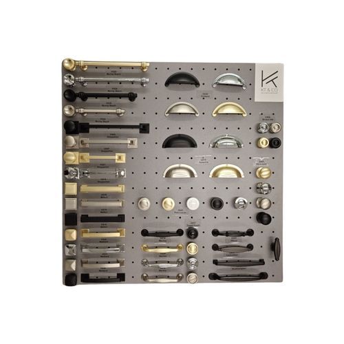 Kitchen handles display board - hampton collection
