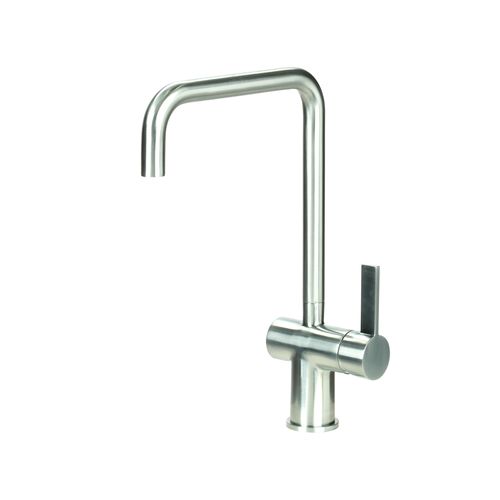 Urban Straight Neck Kitchen Mixer Brushed Stainless