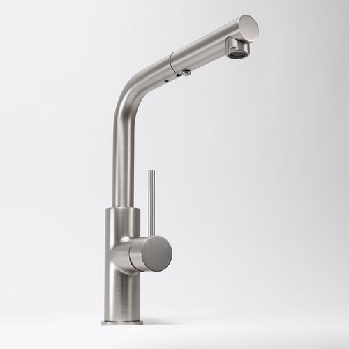 Nisa Square Pull Out Mixer Brushed Nickel