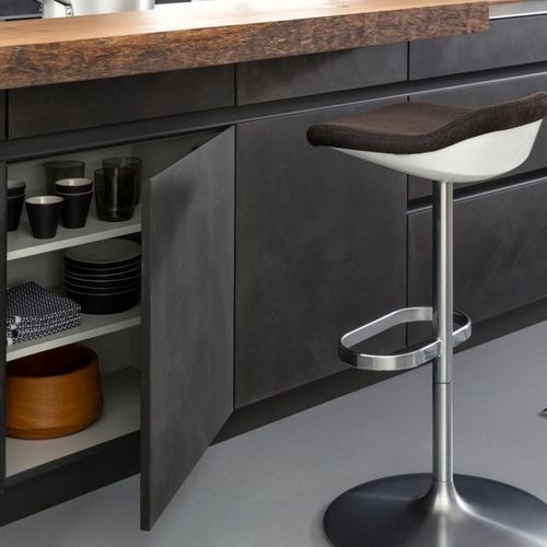 Concrete & Tocco Laminate Kitchen Cabinetry