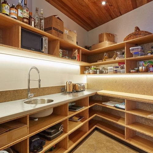 Vertical Bamboo Panel - Coffee Panel