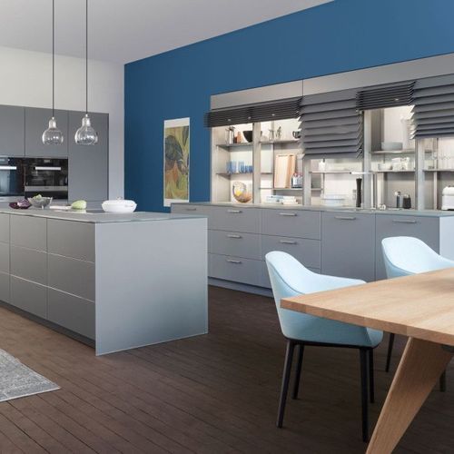 Ios Glass Front Kitchen Cabinetry