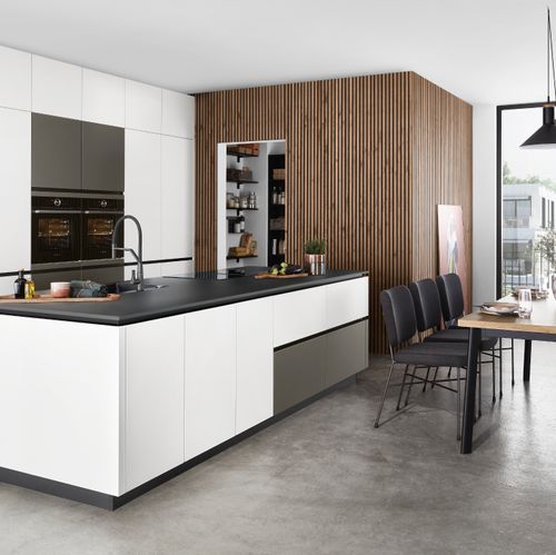 Artis Glass-Look Kitchen Cabinetry