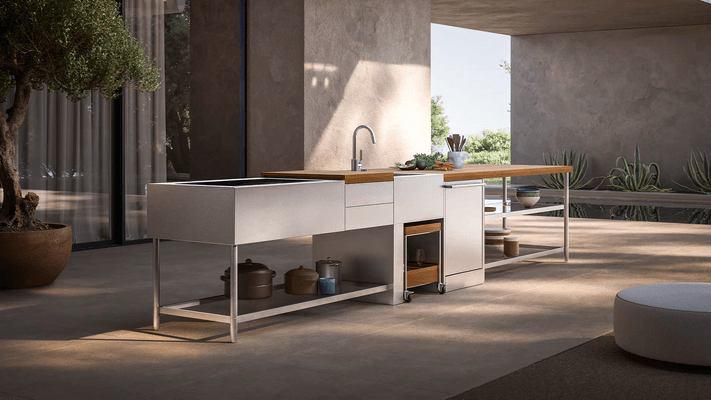Open Outdoor Kitchen by Boffi