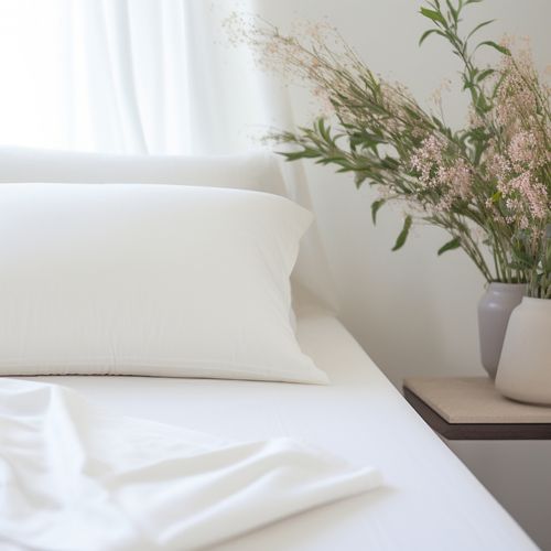750TC 100% Cotton Hotel Luxe Home Lab Sheet Set | Crisp White