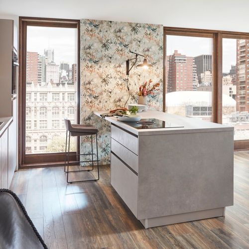 Concrete-Look Laminate Benchtop in Grey