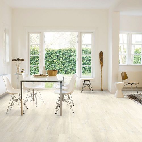 Quick-Step Creo Charlotte Oak White Laminate Flooring