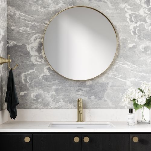 Kingsley Basin Mixer | Brushed Brass