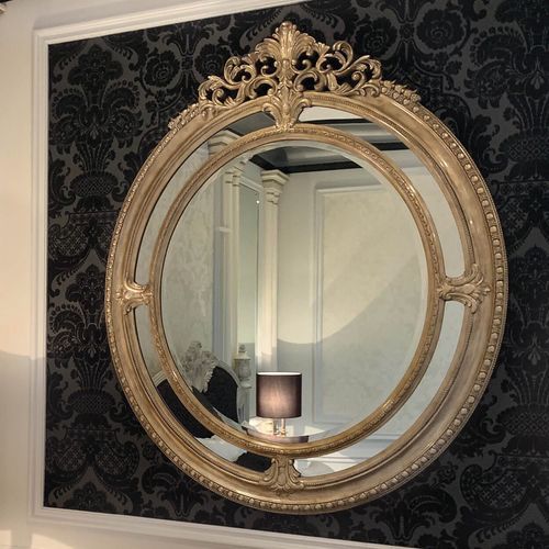 Georgian Hand-Carved Mirror