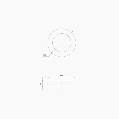 B0001SSS - Round Blank Rose SSS