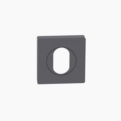Square Cylinder Escutcheon B1002MBLK