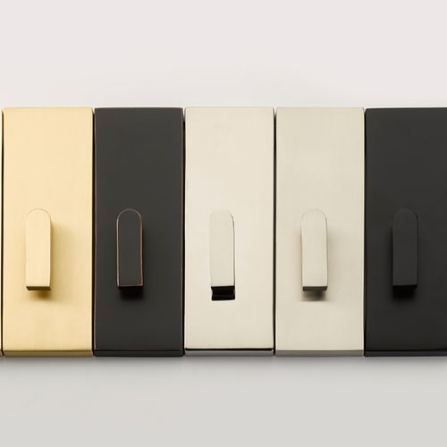 Emtek Rectangular Barn Door Privacy Lock with Strike