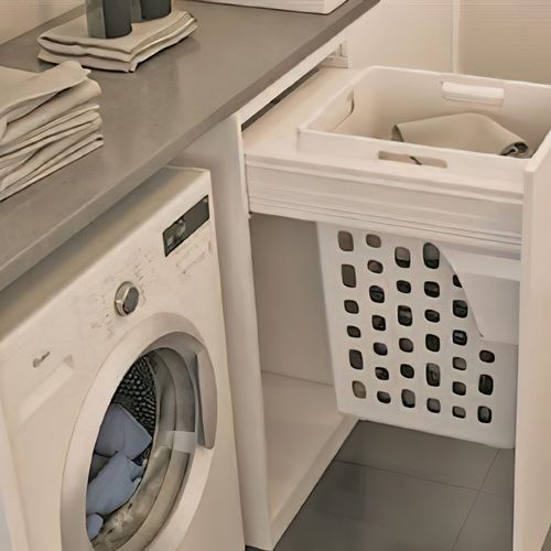 Krome Laundry Hamper (1 X 48Lt)