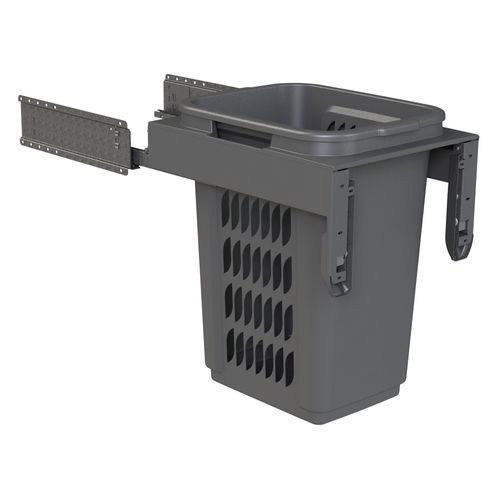 Concelo 1 x 60L Hamper | Door Pull | Cinder