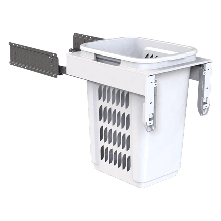 Concelo 1 x 60L Hamper | Door Pull | White