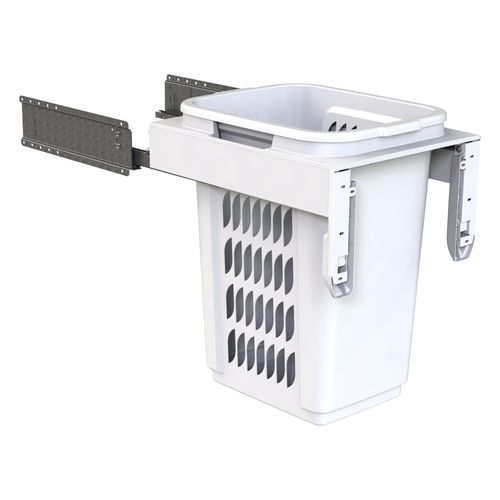 Concelo 1 x 60L Hamper | Door Pull | White
