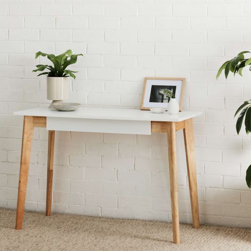Byron Console Table | 1 Drawer | Natural Hardwood