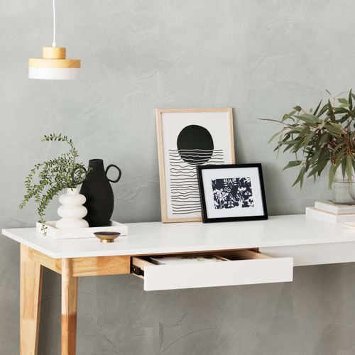 Byron Console Table | 2 Drawer | Natural Hardwood