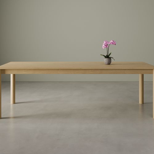 Nordica Dining Table - Solid Oak 240 x 100cm