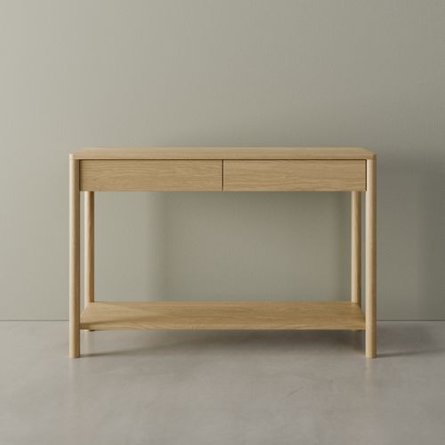 Nordica Console Table - Natural Oak 115cm
