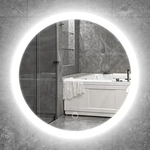 LED Mirror Round backlit with frosted Edge