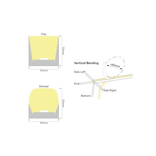 IBL Flex 10V Dome LED Light