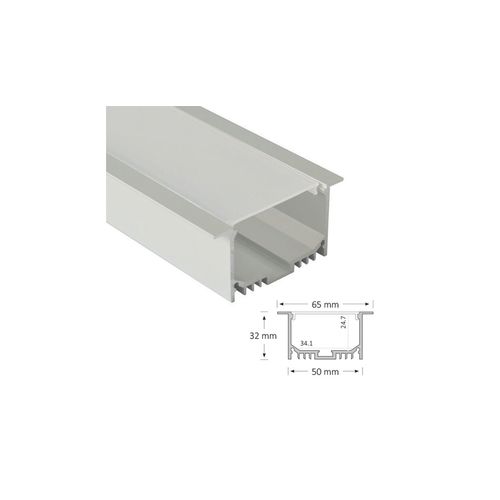 32mm Deep Recessed Extrusion Light
