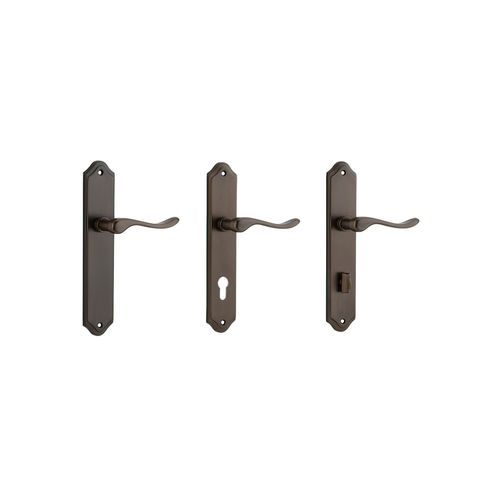 Iver Stirling Lever on Shouldered Backplate Signature Brass