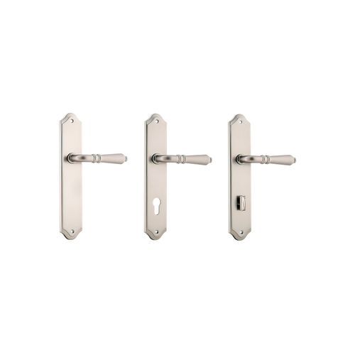 Iver Sarlat Lever Door Handle on Shouldered Backplate
