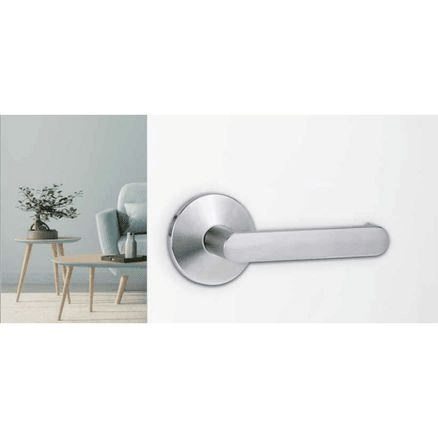 Lockwood 1360 Series Brass Round Rose Door Handles