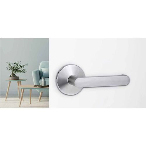 Lockwood 1360 Series Brass Round Rose Door Handles