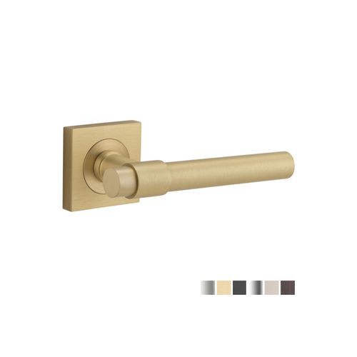 Iver Helsinki Door Lever Handle on Square Rose