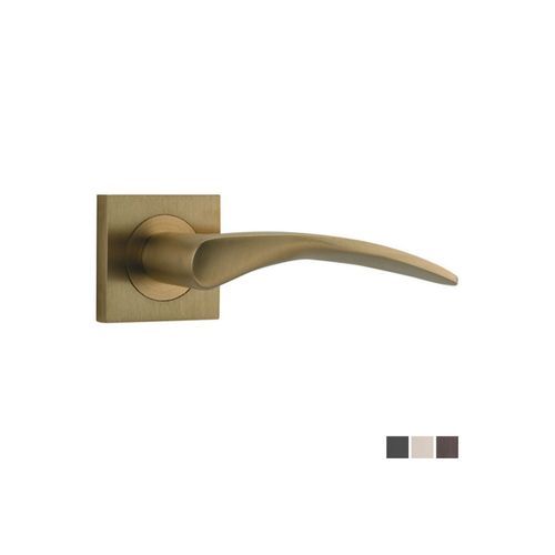 Iver Oxford Door Lever Handle on Square Rose