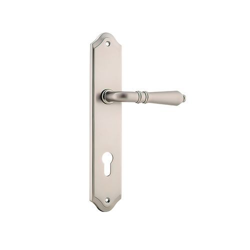 Iver Sarlat Lever Door Handle on Shouldered Backplate