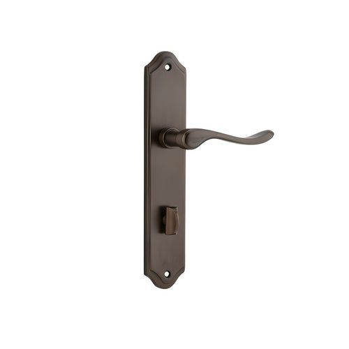 Iver Stirling Lever on Shouldered Backplate Signature Brass