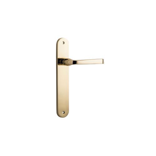 Annecy Door Lever Oval Backplate