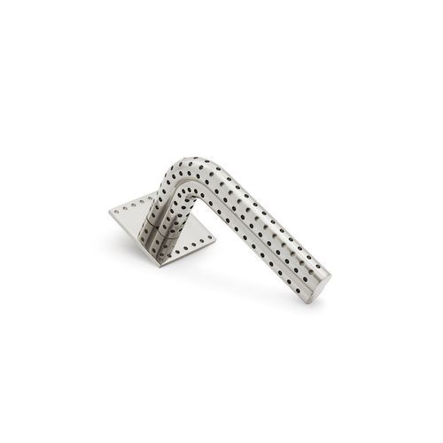 Stardust Perforated Lever Handle on Rose