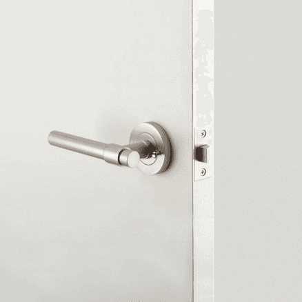Lever on Rose Inbuilt Privacy Button Kit